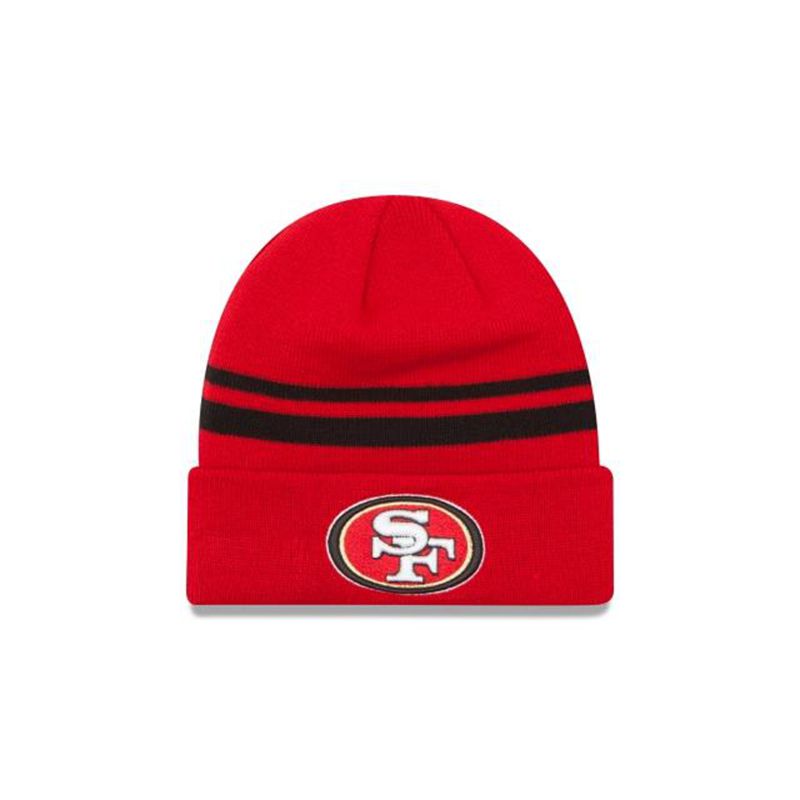 NFL San Francisco 49ers Cuff Knit (IVZ8210) - Red New Era Beanies